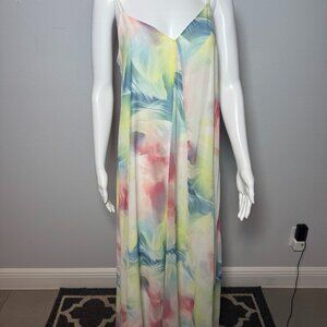 Dreamy Watercolor Maxi Dress